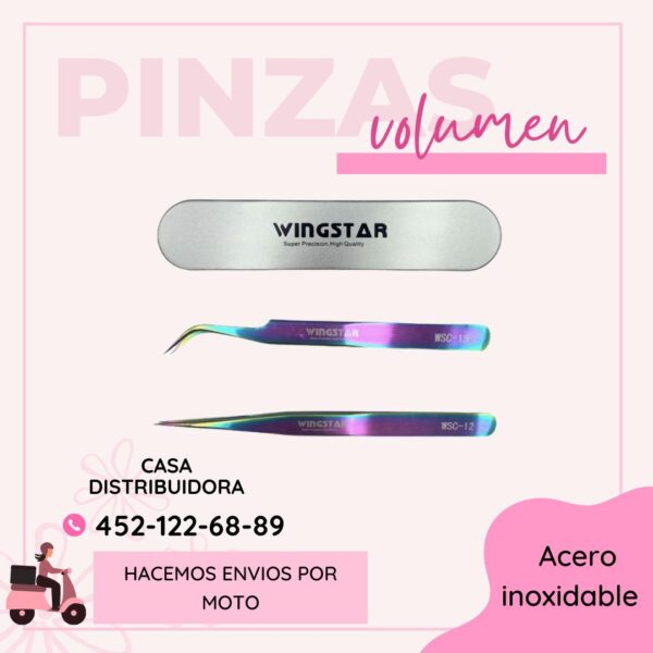 Pinzas Wingstar Tornasol (Acero Inoxidable)