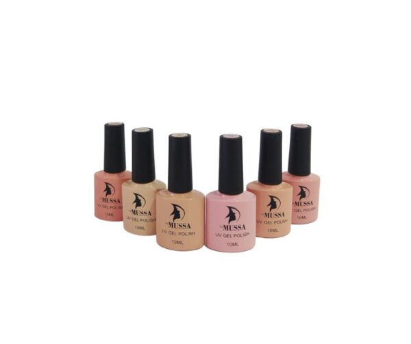 Gel Gama Base Francesa 6 pzas