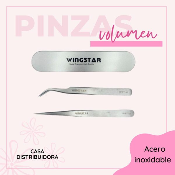 Pinzas Wistar Par (2) Acero Inoxidable