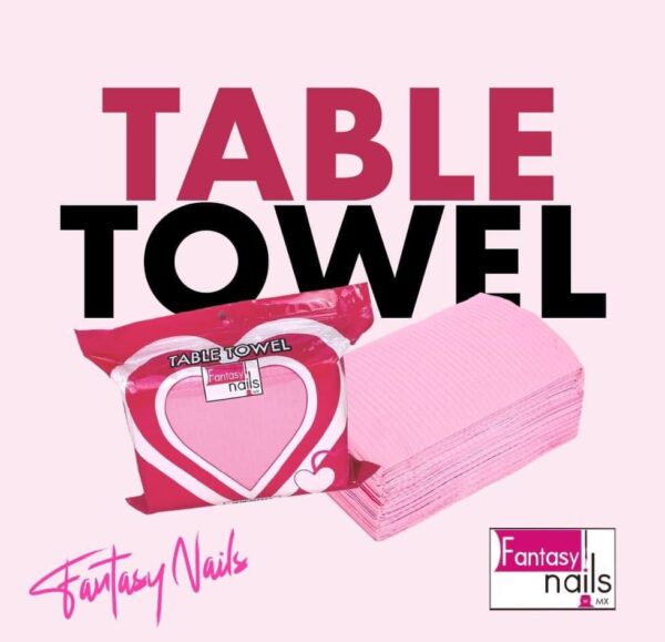 Table towel rosa