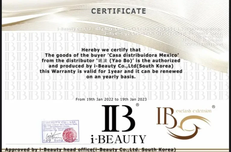 certificado-IBEAUTY