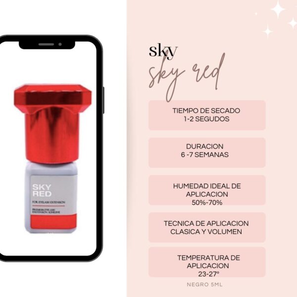 Sky Pegamento Red