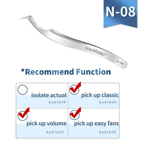 Pinza (A) N-08 Acero Inoxidable