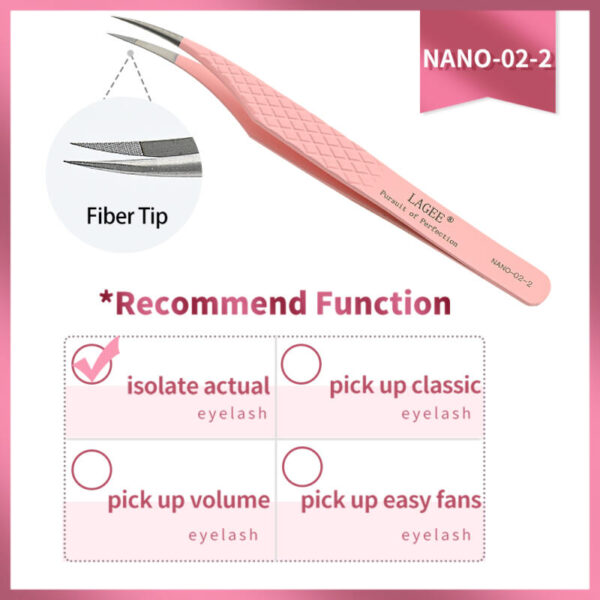 Pinza NANO-02-2 Acero Inoxidable