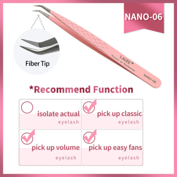 Pinza NANO-06 Acero Inoxidable