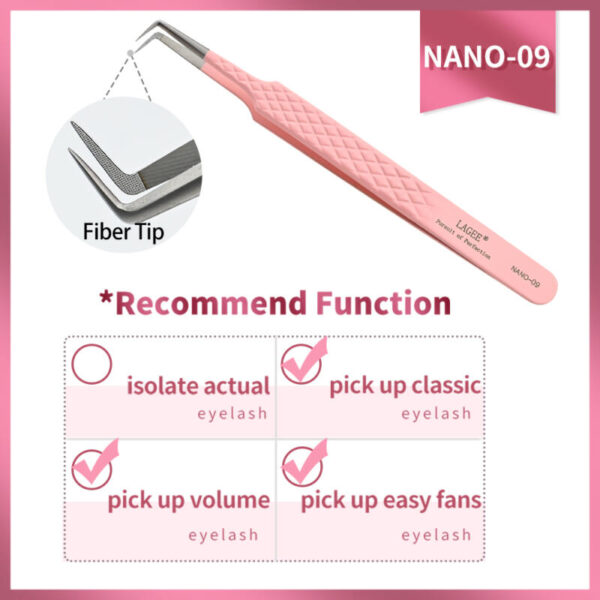 Pinza NANO-09 Acero Inoxidable